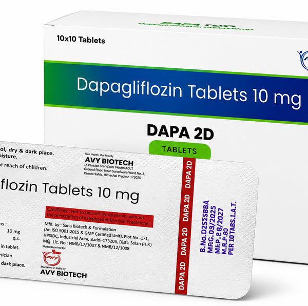 DAPA 2D – Dapagliflozin Tablets 10 mg